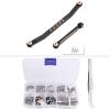 272pcs RC Screw Kit & Aluminum Steering Links Set for Axial SCX24 Upgrades view 1
