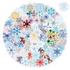 100Pcs Christmas Decorations Snowflake Stickers for Christmas Winter Holiday Stickers for Kids Adults Gifts Water Bottle Laptop Cup DIY Art Xmas Party Decoration Waterproof Vinyl Cute Cartoon Sticker view 2