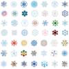 100Pcs Christmas Decorations Snowflake Stickers for Christmas Winter Holiday Stickers for Kids Adults Gifts Water Bottle Laptop Cup DIY Art Xmas Party Decoration Waterproof Vinyl Cute Cartoon Sticker view 4