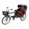 Amagogo 1:12 Scale Chinese Style Tricycle Wheel Toy Building Landscape Ornament Miniature Statue for Boys Girls, Black view 4