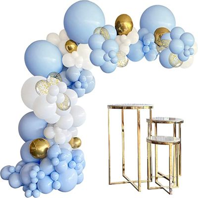 Balloon Garland Arch Kit, Colorful Balloons Rainbow Multicolor Confetti and Star Foil Balloons for Birthday Party Carnival Theme Decorations (E)