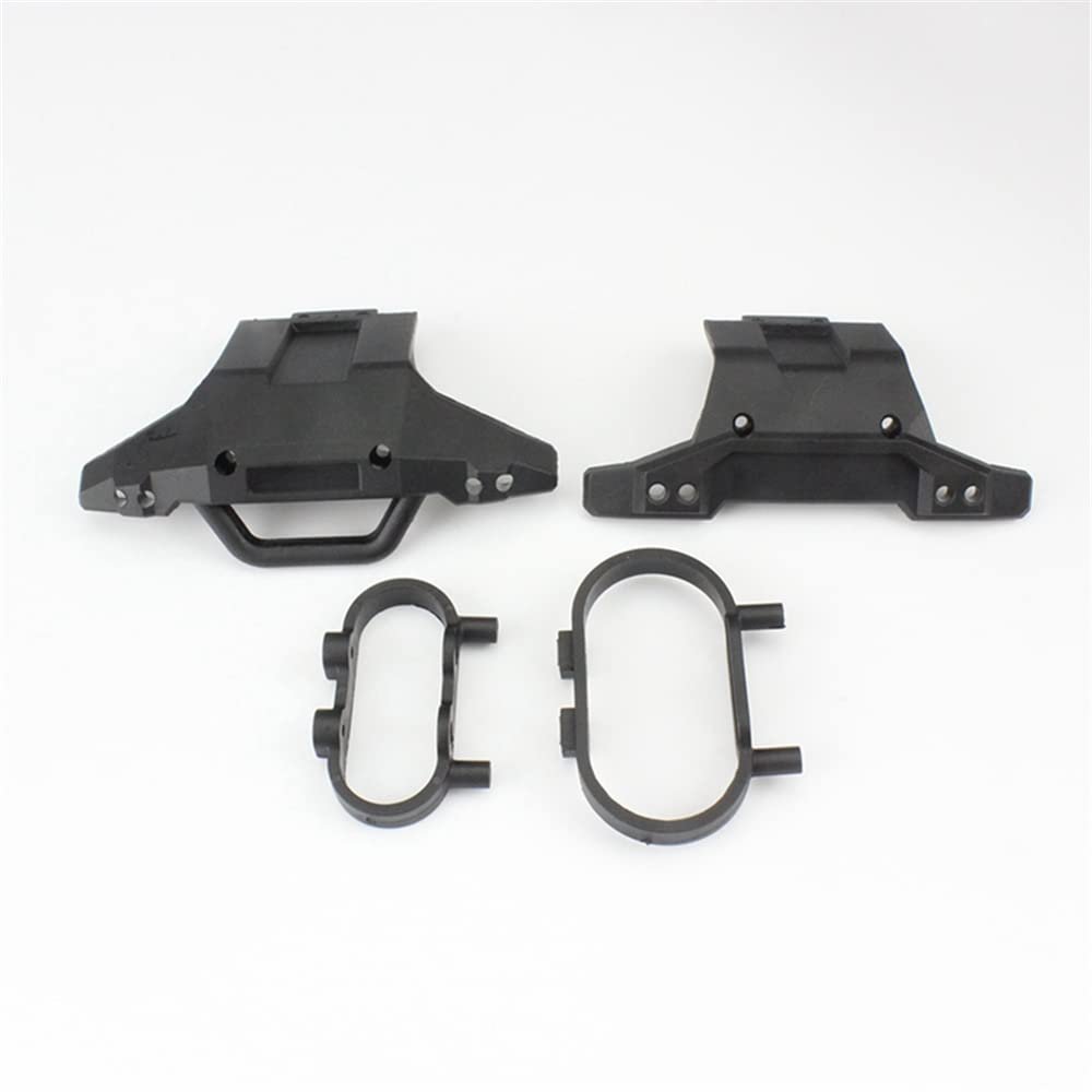 KingVal Replacement Plastic Front and Rear Anti-Collision Bumper Assembly RC Parts Compatible with WLtoys 144002 144018 RC Car