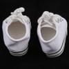 Ckuakiwu Canvas Tennis Shoes, 1Pair Doll Shoes White Casual Skateboarding Shoes Footwear for 18 Inch Dolls Children Gift Toys, Mini Doll Shoes view 3