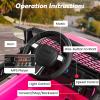 Costzon Ride on Car, 12V Battery Powered Truck Vehicle with Remote Control, Spring Suspension, Headlights, Music, Horn, MP3, USB & Aux Port, Gift for Boys Girls, Electric Car for Kids (Pink) view 2