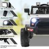 Costzon Ride on Car, 12V Battery Powered Truck Vehicle with Remote Control, Spring Suspension, Headlights, Music, Horn, MP3, USB & Aux Port, Gift for Boys Girls, Electric Car for Kids (White) view 4