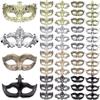 FEQO 48 Pieces Masquerade Masks Venetian Vintage Antique Masks Masquerade Eye Mask for Festival Canival Mardi Gras Party view 1