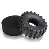 WLYEJEA 2PCS 2.2" RC Rubber Tires 150mm Crawler Tire with Foam Inserts Compatibale for 1/10 RC Crawler Axial SCX10 RR10 90053 AX10 Wraith 90056 90046 view 3