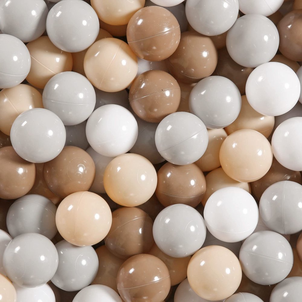 GOGOSO Ball Pit Balls for Toddlers,100pcs 2.15inch Crawl Balls BPA Free Crush Proof PlayBalls Soft Plastic Bals for Toddler, Pool Tent Party Favors Summer Water Bath Toy