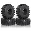 WLYEJEA 4PCS 2.2" RC Rubber Tires 150mm Crawler Tire with Foam Inserts Compatibale for 1/10 RC Crawler Axial SCX10 RR10 90053 AX10 Wraith 90056 90045 view 1