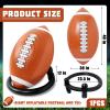 Deekin 40" Giant Jumbo Inflatable Football with Tee Set - Blow up Football Toy for Game Day Tailgate, Outdoor Games, Sport Theme Party & Birthday Supplies, Fun for Kids and Adults view 2