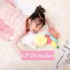 Nalexmi Girl Sleeping Bag, Animal Bags, Unicorn, Sleeping Bag with Pillow, Nap Mat, Warm Plush with Cotton, Slumber Bag view 2