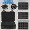 TORIBIO Miniature Storage Figure Hard Shell Case, 108 Slot Miniature Sturdy Hard Case Figurine Carrying Case, Compatible with D&D DND Minis and More view 3