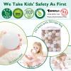 TRENDPLAY Plastic Balls for Ball Pits - Pack of 100 Hollow Balls- Safe and Exciting Playtime - Perfect for Toddler Baby Pools,Party,Festival Decoration, Brown+Gradient Beige view 4