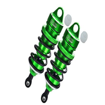 Aluminum 6061-T6 Rear Adjustable Spring Dampers 88mm With 6mm Shaft For Arrma 1:7 LIMITLESS V2-ARA7116V2 / INFRACTION V2 6S-ARA7615V2 / INFRACTION 6S-ARA109001 / LIMITLESS ALL-ROAD-ARA109011 - Green