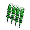 Aluminum Front 78mm & Rear 88mm Adjustable Spring Dampers With 6mm Shaft For Arrma 1:7 LIMITLESS V2-ARA7116V2 / INFRACTION V2-ARA7615V2 / INFRACTION 6S-ARA109001 / LIMITLESS ALL-ROAD-ARA109011 - Green view 1