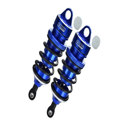 Aluminum 6061-T6 Rear Adjustable Spring Dampers 88mm With 6mm Shaft For Arrma 1:7 LIMITLESS V2-ARA7116V2 / INFRACTION V2 6S-ARA7615V2 / INFRACTION 6S-ARA109001 / LIMITLESS ALL-ROAD-ARA109011 - Blue