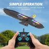 QIYHBVR RC Plane, 3CH Remote Control Airplane, Hobby RC Glider, Ready & Easy to Fly for Beginners, RC Aircraft Jet with 6-axis Gyro Stabilizer,Fixed-Wing Glider view 2