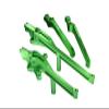 Aluminum Upgrade Combo Set B (Front+Rear Chassis Brace) For Traxxas 1/8 4WD Sledge Monster Truck 95076-4 - Green view 1