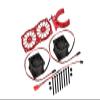 Aluminum 7075-T6 Motor Heatsink with Dual Cooling Fan and Adjustable Mount for 1:5 Arrma KRATON 8S BLX/Outcast 8S BLX/Traxxas X MAXX 6S / X MAXX 8S / 1:7 XO-01 - Red view 1