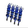 Aluminum Front 78mm & Rear 88mm Adjustable Spring Dampers With 6mm Shaft For Arrma 1:7 LIMITLESS V2-ARA7116V2 / INFRACTION V2-ARA7615V2 / INFRACTION 6S-ARA109001 / LIMITLESS ALL-ROAD-ARA109011  Blue view 1