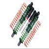 Aluminium 6061-T6 Front Or Rear L-Shape Piggy Back (Built-In Piston Spring) Adjustable Spring Dampers For 1:5 Traxxas X Maxx 6S / X Maxx 8S Monster Truck Upgrades - Gray Silver view 1