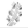 Axial 1/10 RBX10 Ryft 4WD Rock Bouncer Aluminum Upgrade Parts Combo Set B (Front C-Hubs + Front & Rear Knuckle Arms + Steering Rod) - Silver view 1