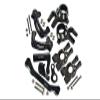 Aluminum Upgrade Combo Set A (C-Hubs + Knuckle Arms + Steering Assembly) For Traxxas 1/8 4WD Sledge Monster Truck 95076-4 - Black view 1