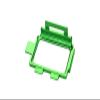 GPM For Kyosho Mini-Z AWD Upgrade Parts Aluminum Motor Heat Sink Holder - 1Pc Green view 1