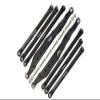 Axial 1/10 RBX10 Ryft 4WD Rock Bouncer Aluminum Upgrade Parts Combo Set A (Trailing Arms + Chassis Links) - Black view 1