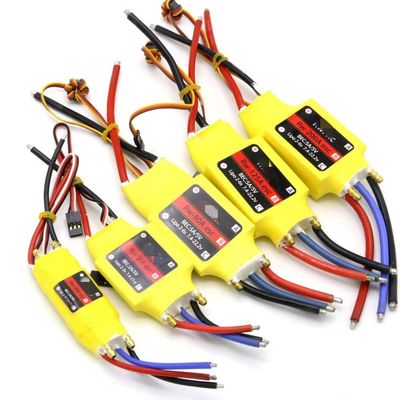 APEFIT RC Helicopter Aircraft Parts RC 2-6S 30A 50A 80A 100A 200A ESC 5V/3A 5V/5A UBEC Brushless Speed Controller Boat ESC with for UBEC for RC Boat Replaceable Accessories (Color : 100A ESC 7S)
