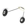 ZHIPAIJI Airplane Landing Gear, Landing Gear with Sponge Wheel Steel Wire for 1400mm Surfer X8 / 800mm Mini Surfer 800 Glider for RC Airpalne Fixed-Wing Models DIY (Color : 1400mm Surfer X8) view 1