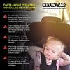 KID !N CAR - Baby in Car Reminder for Infant Car Safety, Tech Free, Neon Slap Band Reminds Parents of Child in Car view 3
