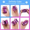 Zhanmai 30 Pcs Infinite Cubes Bulk Gifts Space Astronaut Sensory Stress Anxiety Relief Cool Hand Mini Kill Time Cube Stuffers for ADHD Adults, 5 Styles (Fresh Style) view 3