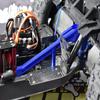 Aluminum Rear Chassis Brace For Traxxas 1/8 4WD Sledge Monster Truck 95076-4 - Green view 4
