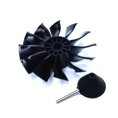 DoBoFo EDF 70mm pro CW Fan 12 Blades Without Motor, Electric Ducted Fan Without Motor for EDF 4S 6S,Hobby RC Jet Engine Propeller, Remote Control Model Replacement Airplane Parts DIY