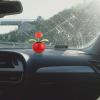 FAVOMOTO 2Pcs Car Dashboard Decoration - Solar Powered Dancing Solar Powered for Plastic Printable Decoration, Swinging Heart Sun view 2