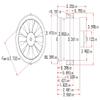 DoBoFo EDF 70mm pro CCW Housing with Fan 12 Blades Without Motor, Electric Ducted Fan Without Motor for EDF 4S 6S,Hobby RC Jet Engine Propeller, Remote Control Model Replacement Airplane Parts DIY view 4
