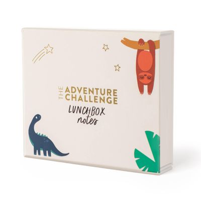 The Adventure Challenge Lunchbox Notes, 28 Scratch-Off Adventures for Kids; Daily Motivational Cards to Inspire Kindness & Creativity