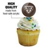 GRAPHICS & MORE St. Bonaventure Secondary Logo Cupcake Picks Toppers Decoration Set of 6 view 3
