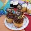 GRAPHICS & MORE St. Bonaventure Secondary Logo Cupcake Picks Toppers Decoration Set of 6 view 4