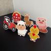 6 Pcs Farm Themed Party Supplies Farm Animals Centerpieces Ornament Indoor and Outdoor Table Decorations for Farm Animals 3D Table Decoration view 4