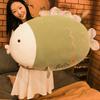 31.5 inch Comfort Fish Plush Stuffed Doll Cute Squishy Anime Plushie Giant Body Pillow Kawaii Girl Home Bedroom Sofa Soft Cotton Sleeping Cartoon Cushion Surprise Birthday Decor Gifts for Kid Adult view 4
