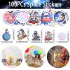 Aoocoeo Space Party Favors for Kids Outer Space Themed Birthday Party Supplies, Party Favors Space Toys Included Mini Toys, Slap Bracelet, Sticker, Necklace,Keychains view 4