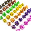 30 Set DND Double-Colors Polyhedron Dice Set for Dungeons and Dragons D&D RPG MTG Table Games D4 D6 D8 D10 D% D12 D20 30 Colors Dice (210 Pieces) view 4