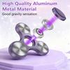 ATESSON Fidget Spinner Toy, 2 to 5 min Spins, Ultra Durable Stainless Steel, Bearing High Speed Precision Metal Material Hand Spinner Purple view 2