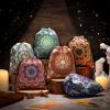 6 Pcs Velvet Storage Bag Dice Storage Bag Drawstring Tarot Card Holder Bag Jewelry Pouch Enthusiasts Hand Gift Bags, 7.1 x 5.9 Inches 6 Styles (Floral Style) view 3