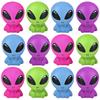 12 - Bright Alien 4.25" Squishy Slow Rise Foam - Scented Sensory, Stress, Fidget Toy Memory Foam Expands (Bulk - 12 Aliens (1 Dozen)) view 1
