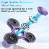 ATESSON Fidget Spinner Toys, Durable High Speed Bearing Metal Hand Finger Spinners EDC ADHD Focus Anxiety Stress Relief Boredom Killing Time Toys for Kids Adults Purple view 2