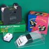 Aoriher Blackjack Game Combo Set Including Blackjack 6 Deck Automatic Card Shuffler 6 Shoe and 6 Tray for 10 Cut Cards for Casino, Party Night view 3