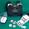 Aoriher Blackjack Game Combo Set Including Blackjack 6 Deck Automatic Card Shuffler 6 Shoe and 6 Tray for 10 Cut Cards for Casino, Party Night view 4